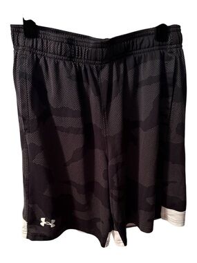 Under Armour Black & White Camo Performance Shorts